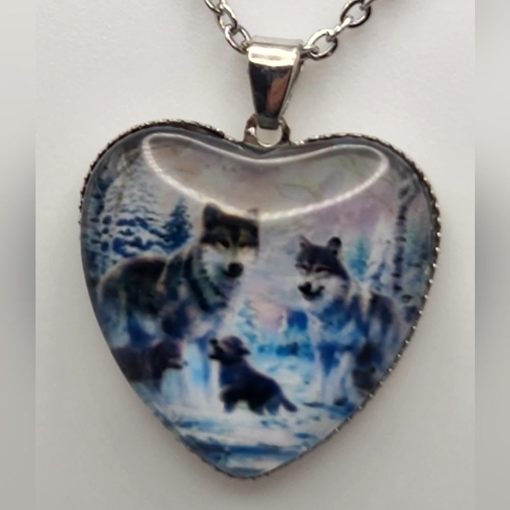 Wolf Family Necklace